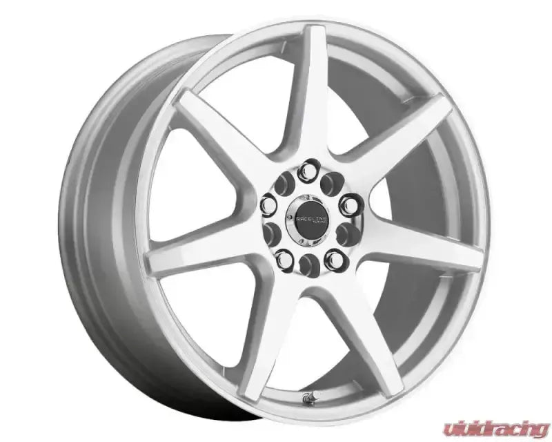 Raceline 131S EVO Silver w/ Machined Face Wheel-Wheels-Raceline-15X7 4X100|4X108 40mm-Black Market UTV
