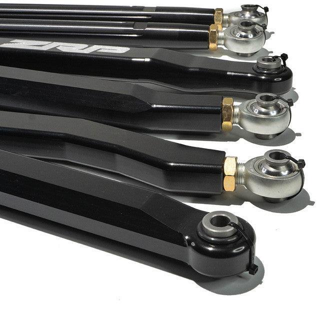 7075 Maverick R High Clearance Complete Radius Rod Kit (6)-Radius Rods-ZRP-Raw Aluminum-Black Market UTV