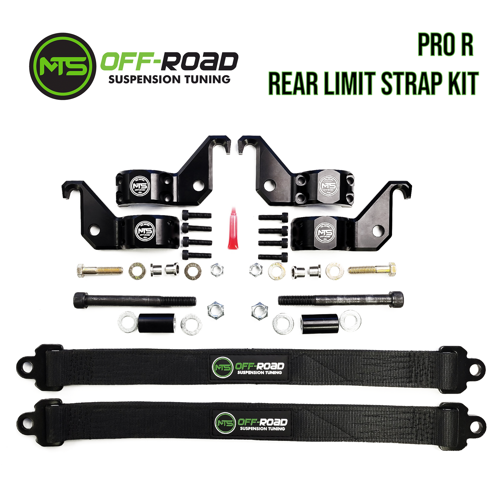MTS Off-Road Polaris RZR Pro R Rear Limit Strap Kit-Limit Strap Kit-MTS Off-Road-Black Market UTV