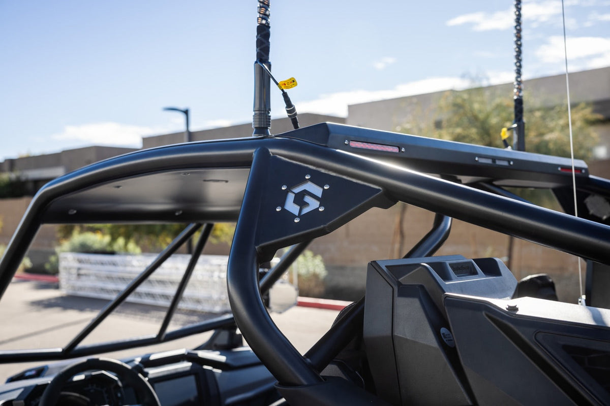 GEISER PERFORMANCE INNER ROOF SKIN AND REAR WING-Geiser Performance-2 SEAT PRO R-No Cuts-Black Market UTV