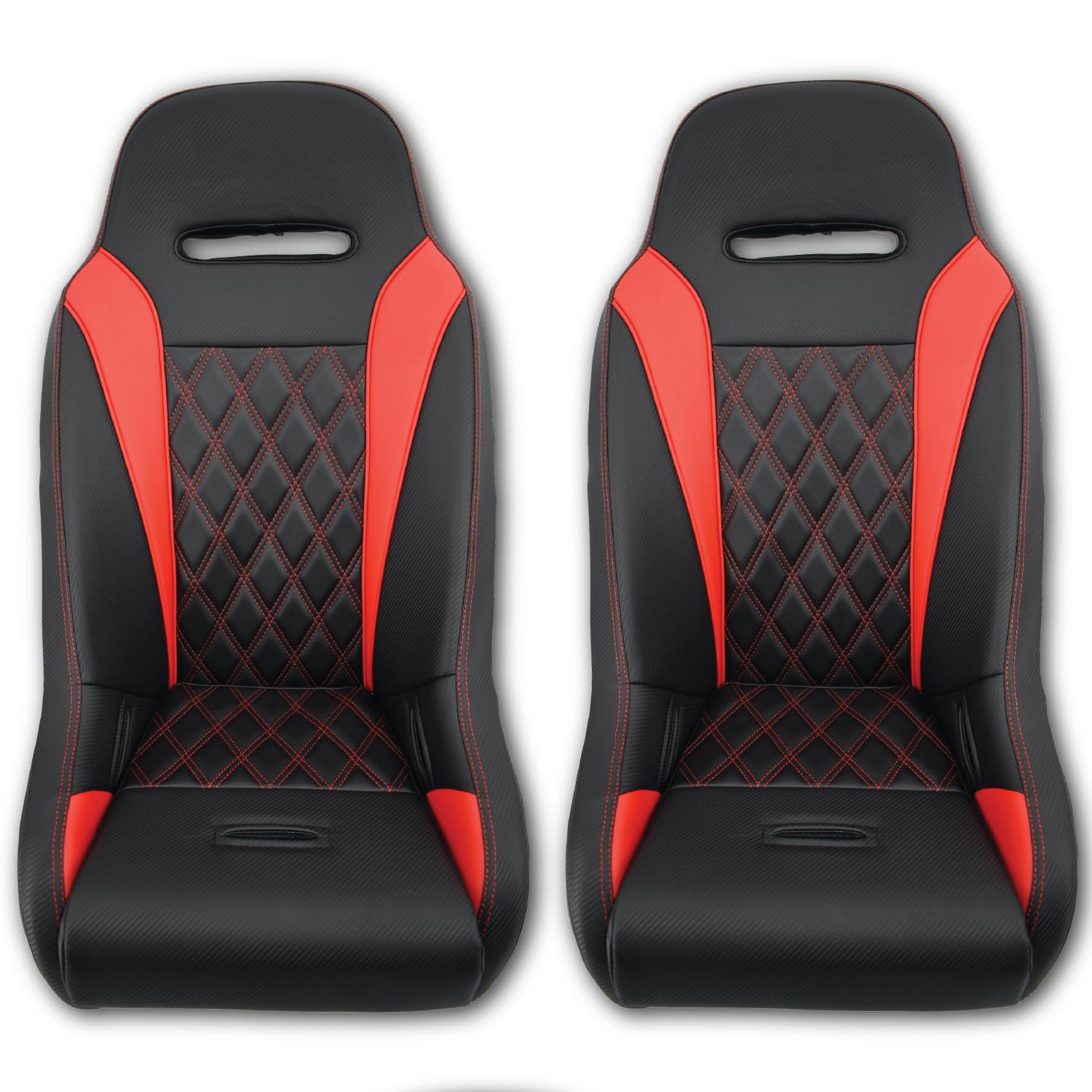 Apex Suspension Seats-Seats-Aces Racing-Black-Polaris RZR 2014-2023 1000/Turbo-Black Market UTV