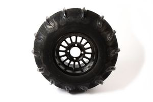 BOONDOCKER - CUSTOM BUFFED PADDLE TIRES (SET OF TWO)-Tire-Boondocker-32/13/R14 - 12 Paddle-Black Market UTV
