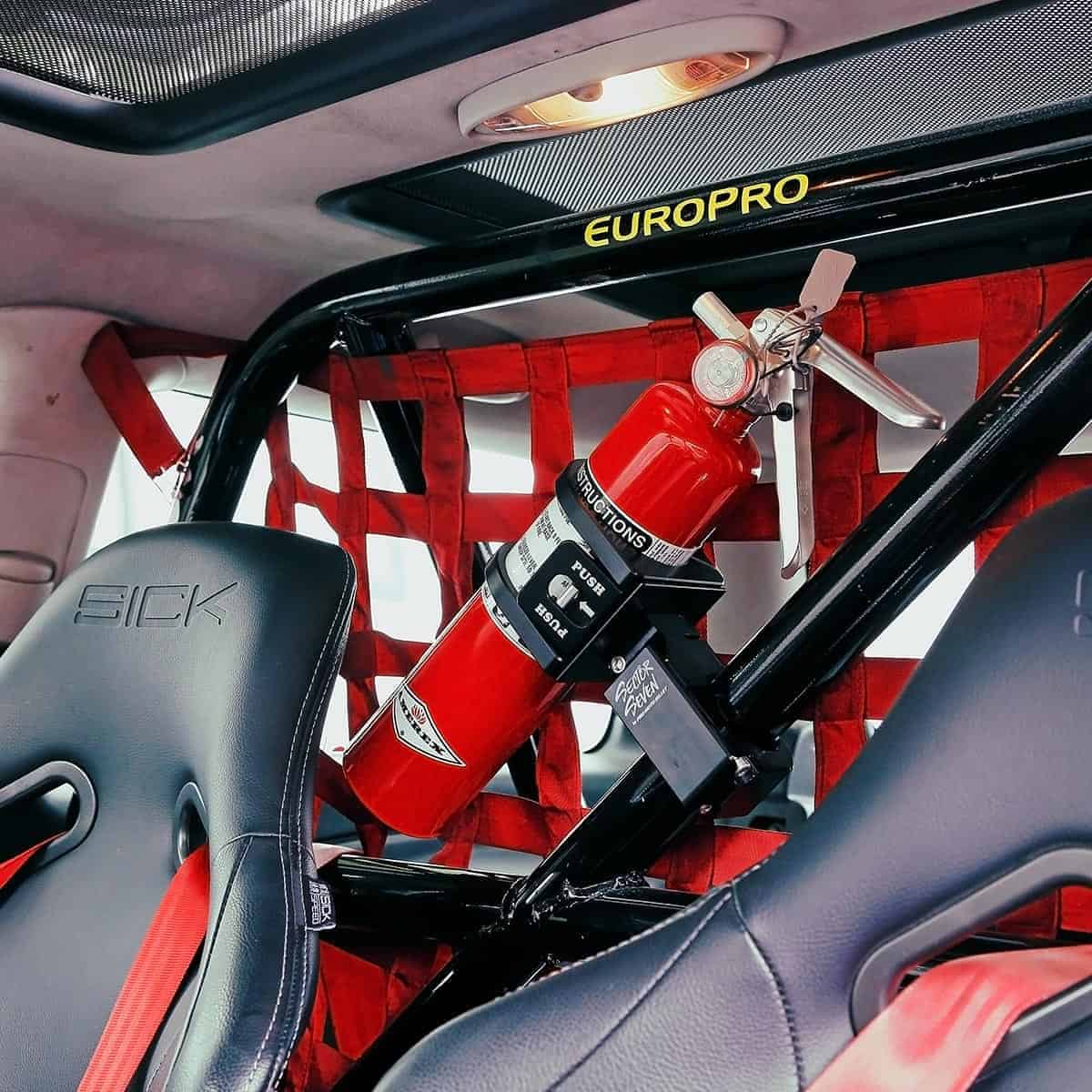 QUICK RELEASE FIRE EXTINGUISHER MOUNT - SECTOR SEVEN-Mounts-Sector Seven-Add Fire Extinguisher-Black Market UTV