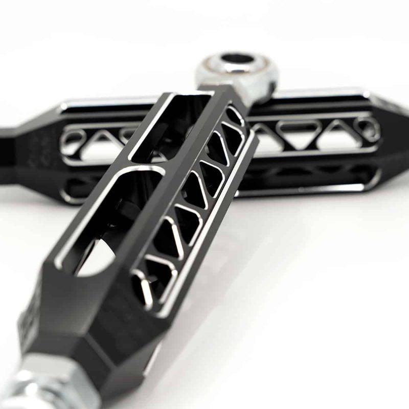 Billet Sway Bar End Links (Black) for Polaris RZR Pro XP-Sway Bar End Links-Sector Seven-Black Market UTV