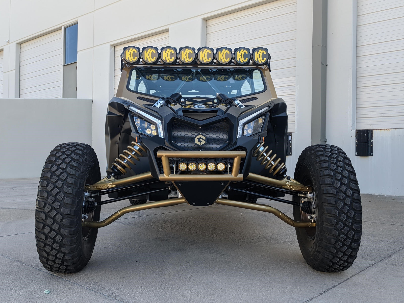CAN AM X3 DOUBLE ROW BUMPER BULKHEAD-Geiser Performance-Black-Black Market UTV