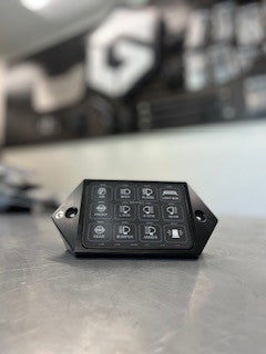 SWITCH PRO TUBE MOUNT POD-Geiser Performance-8 PANEL-Black Market UTV