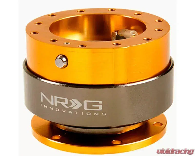 NRG Quick Release Gen 2.0 Universal-Steering Wheel-NRG-Rose Gold Body Titanium Chrome Ring-Black Market UTV