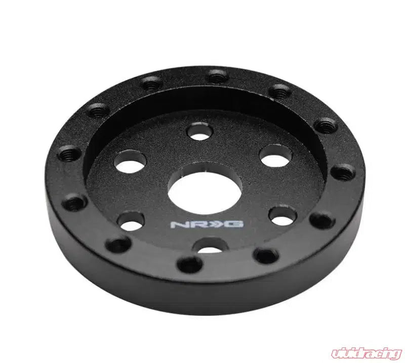 NRG 0.5 Inch Steering Wheel Adapter 3 Hole to 6 Hole Black-Steering Wheel Hub-NRG-Black Market UTV