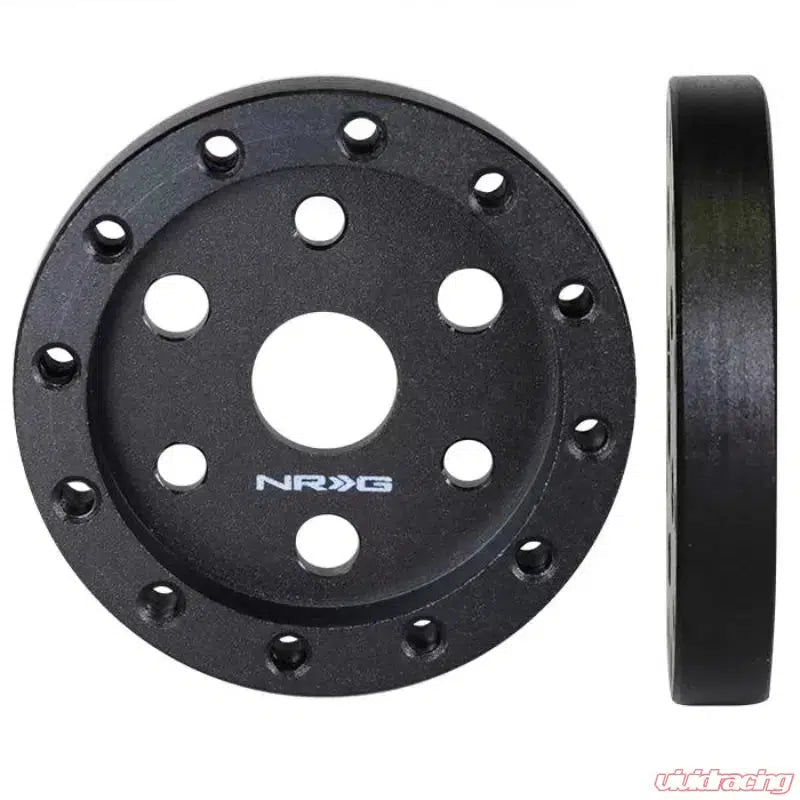 NRG 0.5 Inch Steering Wheel Adapter 3 Hole to 6 Hole Black-Steering Wheel Hub-NRG-Black Market UTV