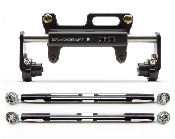 POLARIS RZR XP TURBO STEERING SUPPORT ASSEMBLY - 2016-Steering Rack-Sandcraft-Black Market UTV