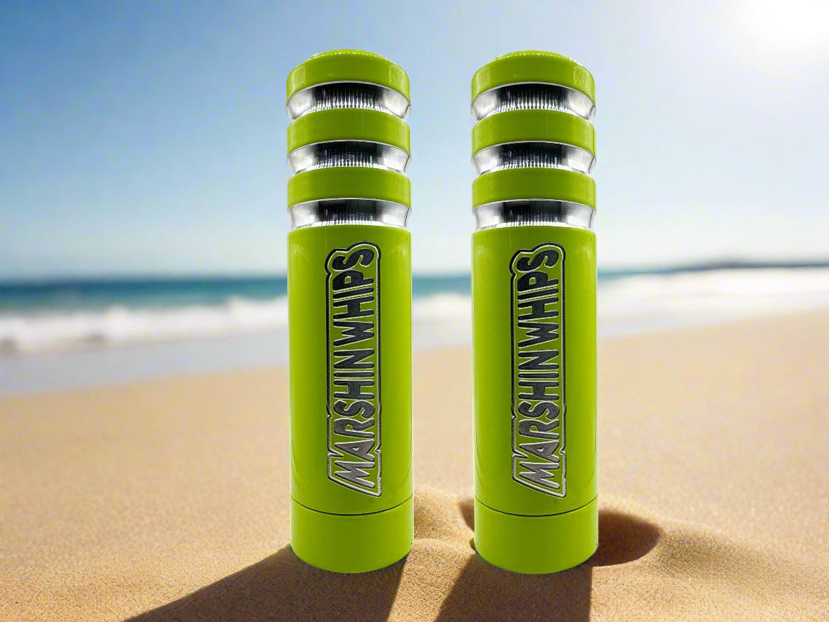 Game Changer LED Whip Set - Savage Sage Green-Whip-Marshin Whips-2 FT-RED-Black Market UTV