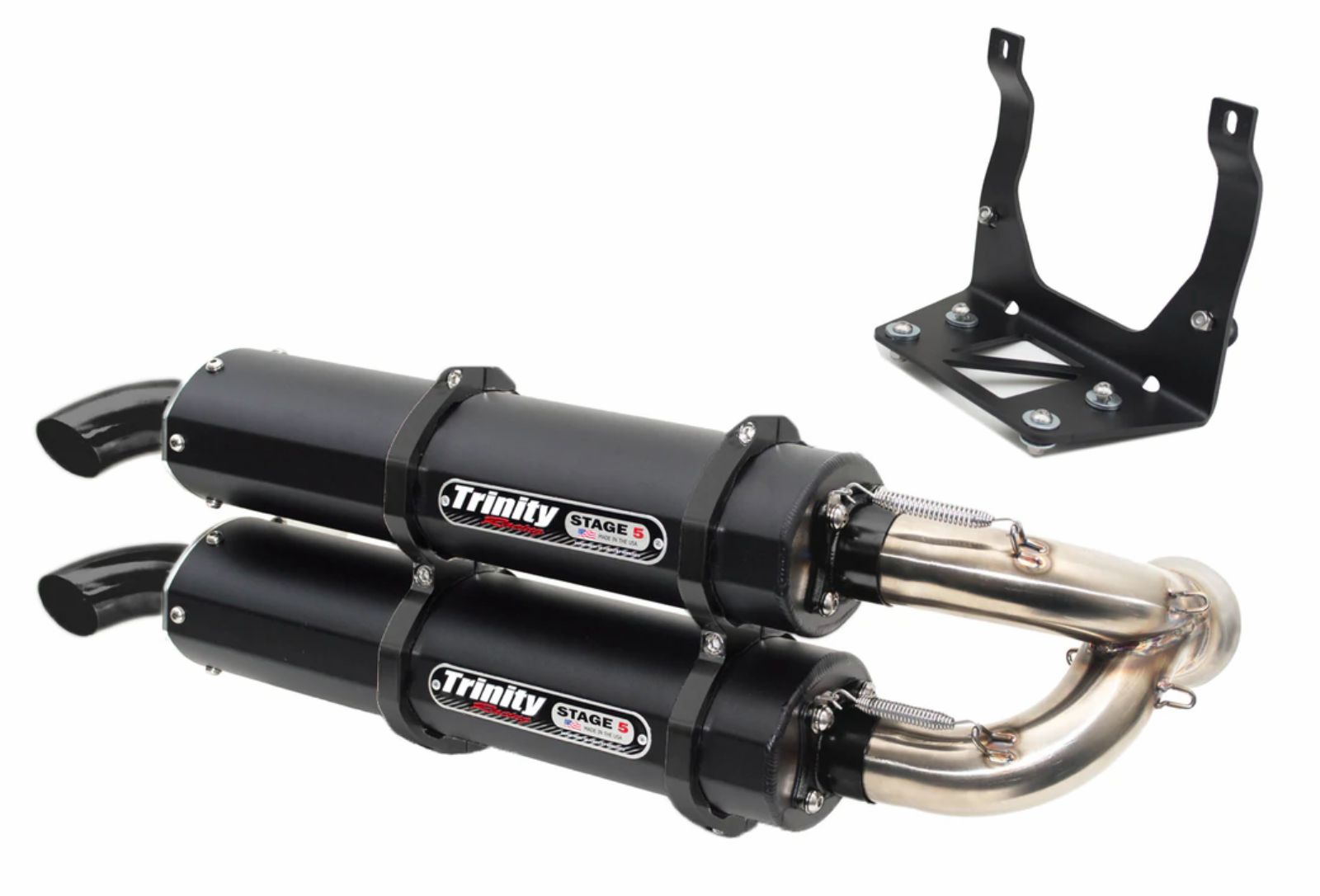 Trinity Slip on Exhaust for Can Am X3- X3 MAX-Exhaust-TMW Off-Road-Black Market UTV