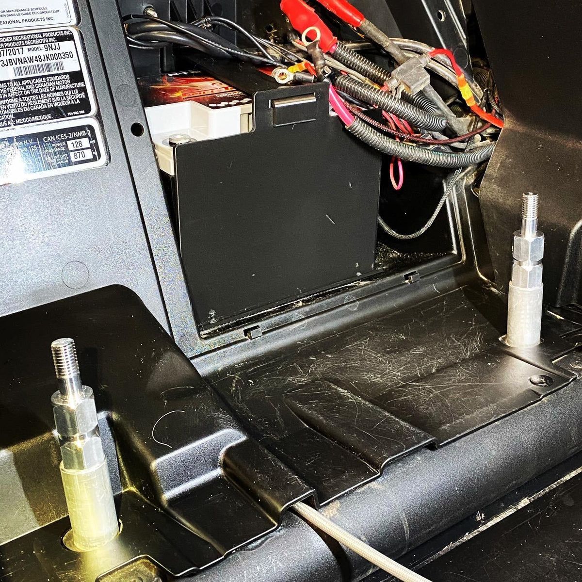 Packard Performance Seat Risers 1.6"-2.1" for Can-Am X3-Packard Performance Dealer-Black Market UTV