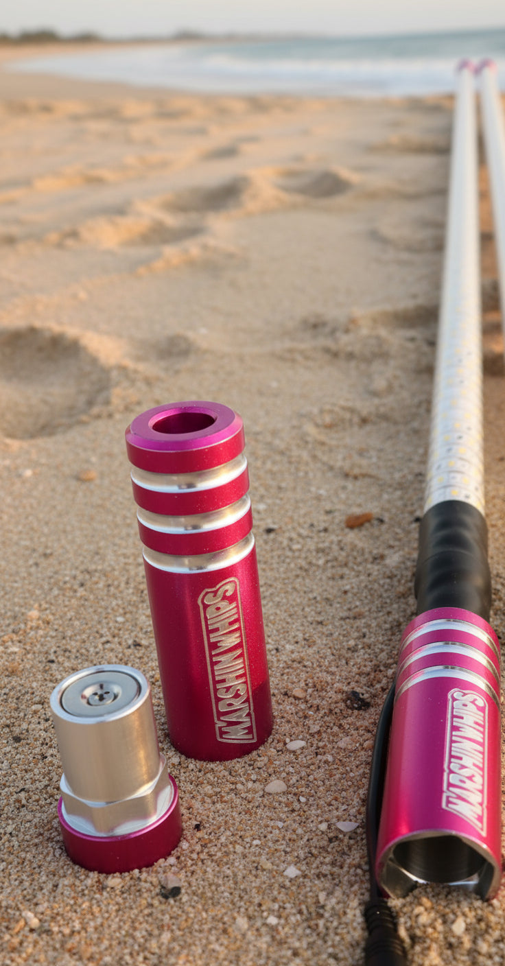 Game Changer LED Whip - Red, White & Blue Single Edition-Marshin Whips-2 FT-MALIBU PINK-Black Market UTV