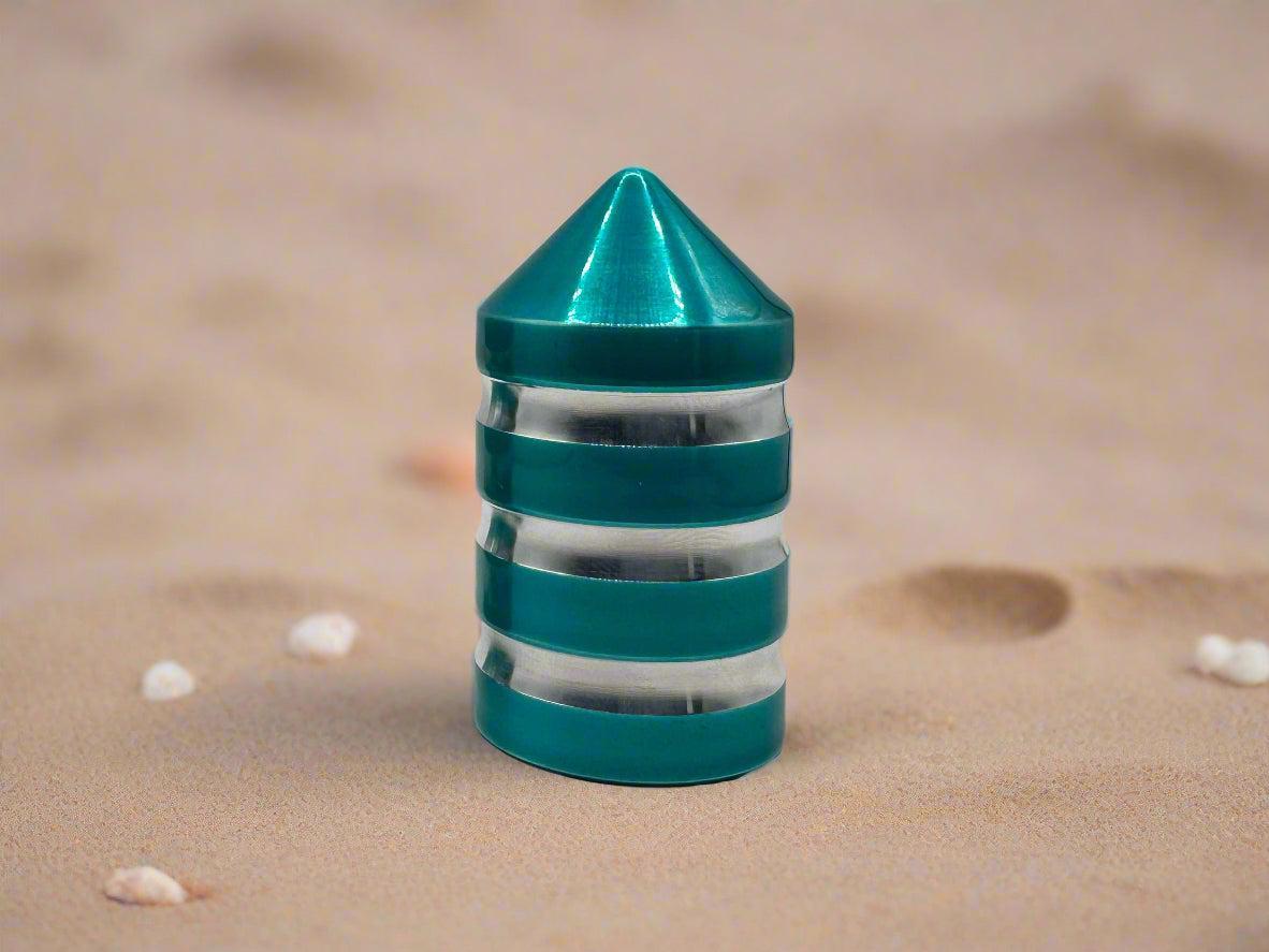 Billet Magnet Base Caps by Marshin Whips-whip accessories-Marshin Whips-Single-JAMAICAN TEAL-Black Market UTV