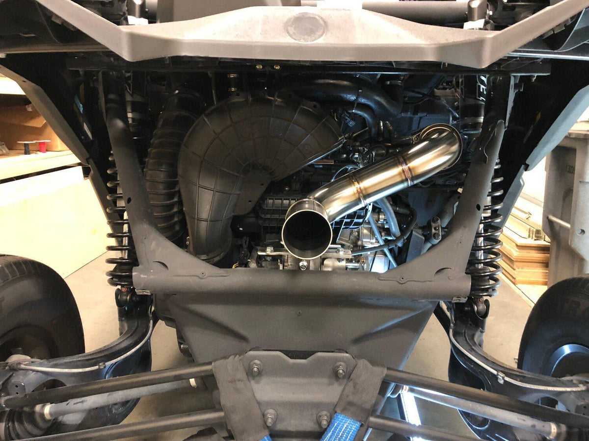 Treal Performance | 2017-2025 Can-Am X3 Straight Pipe Exhaust System-Exhaust-Treal Performance B2B-No Tip Attachement-Black Market UTV