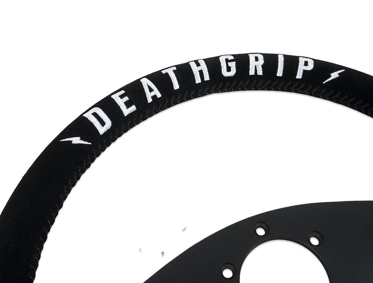 PRP - DEATH GRIP FLAT STEERING WHEEL – SUEDE-Steering Wheel-PRP Seats-Black Market UTV