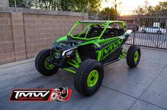 X3 Stealth 2 seat cage Fits 2020 and Newer X3-Roll Cage-TMW Off-Road-Add Hard top (+$330.00)-Black Market UTV