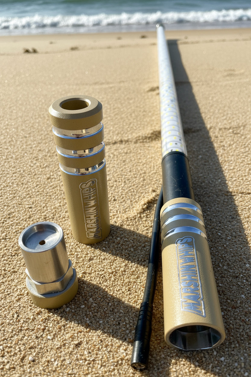 Game Changer LED Whip - Red, White & Blue Single Edition-Marshin Whips-2 FT-TAN-Black Market UTV