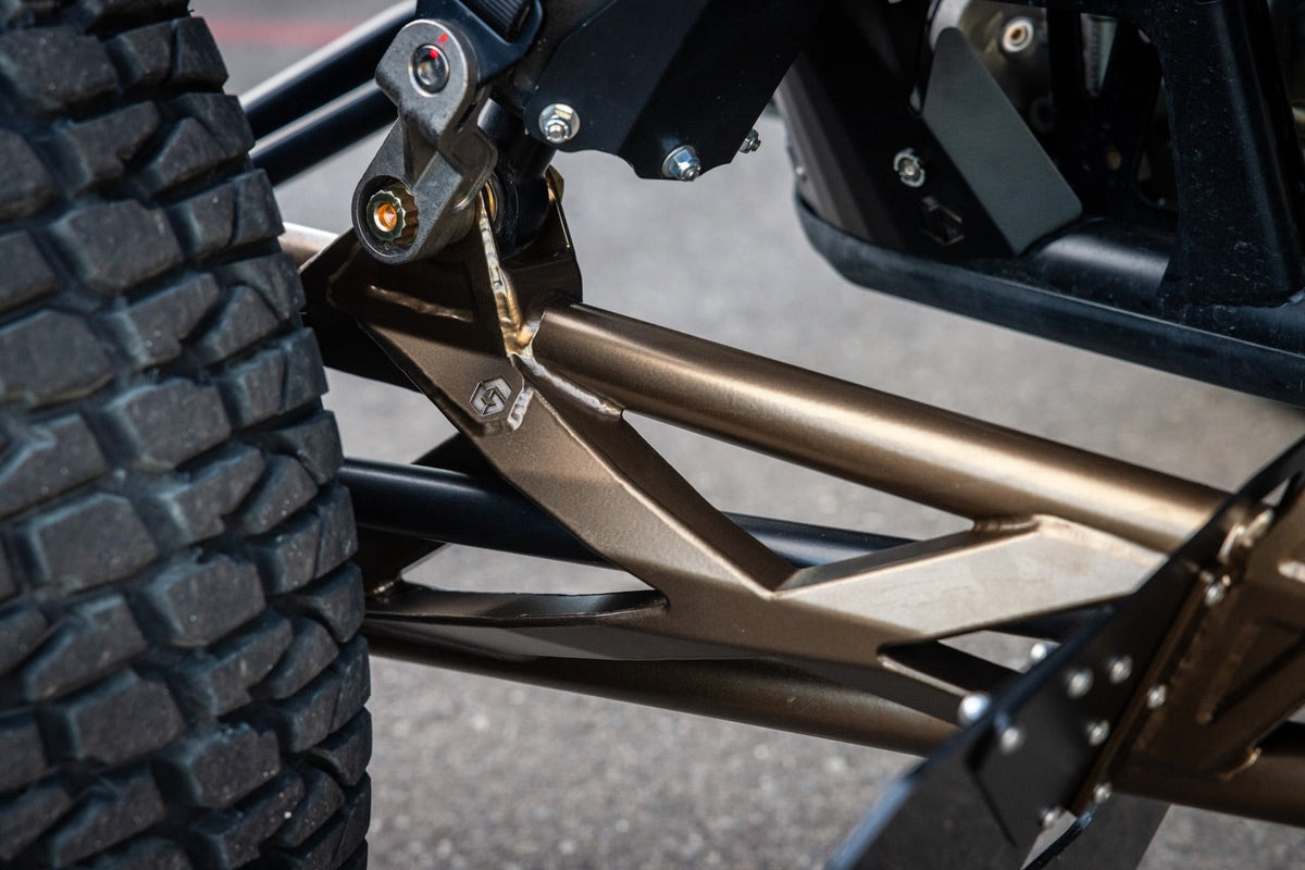 POLARIS PRO R/TURBO R TRAILING ARMS-Geiser Performance-RAW-Black Market UTV