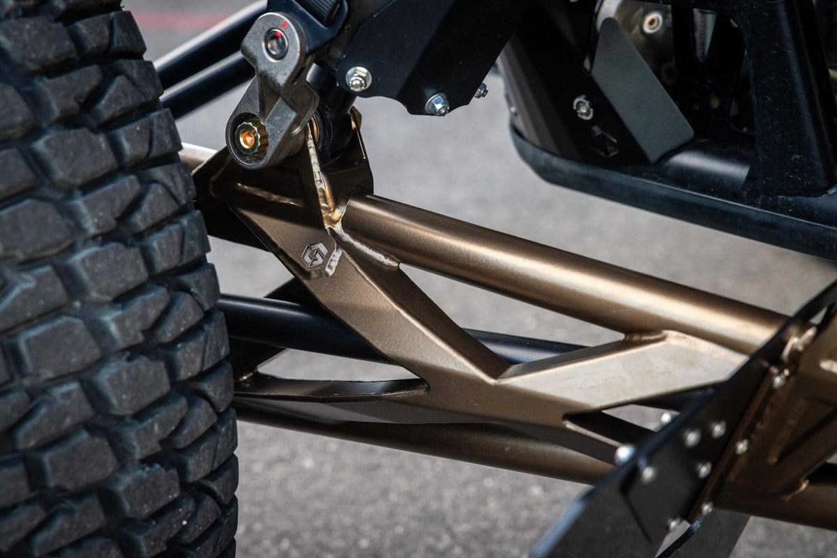 POLARIS PRO R/TURBO R TRAILING ARMS-Geiser Performance-RAW-Black Market UTV