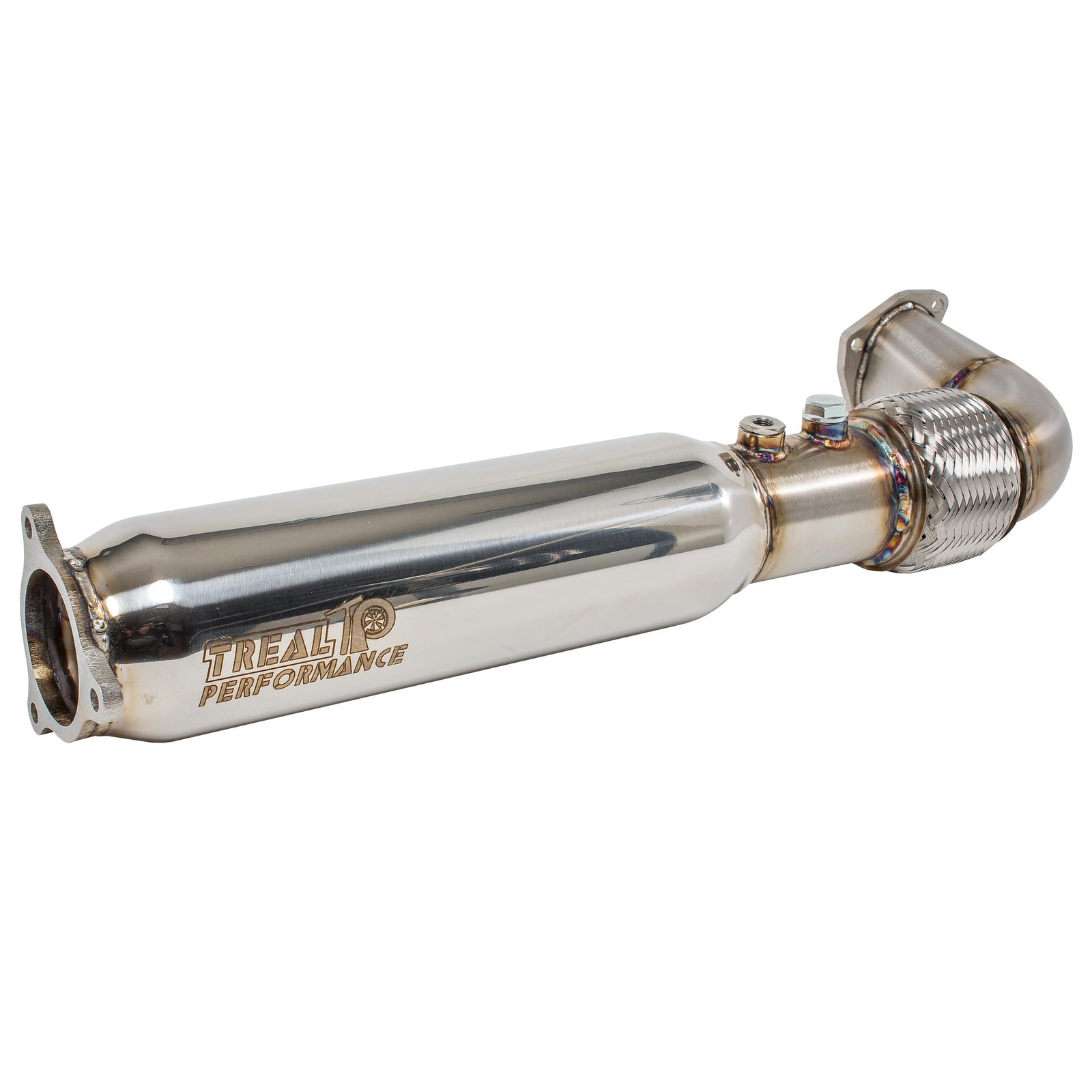 Treal Performance | 2020-2025 Polaris RZR ProXP Front Section-Exhaust-Treal Performance B2B-Non-Resonated Front Section-Black Market UTV