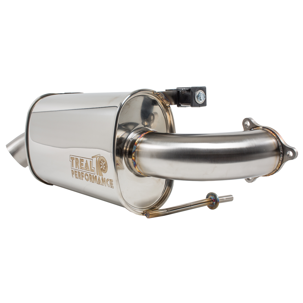 Treal Performance | 2020-2026 Polaris RZR Pro XP / Turbo R "Slip On" Exhaust System-Exhaust-Treal Performance B2B-Single Tip-Black Market UTV