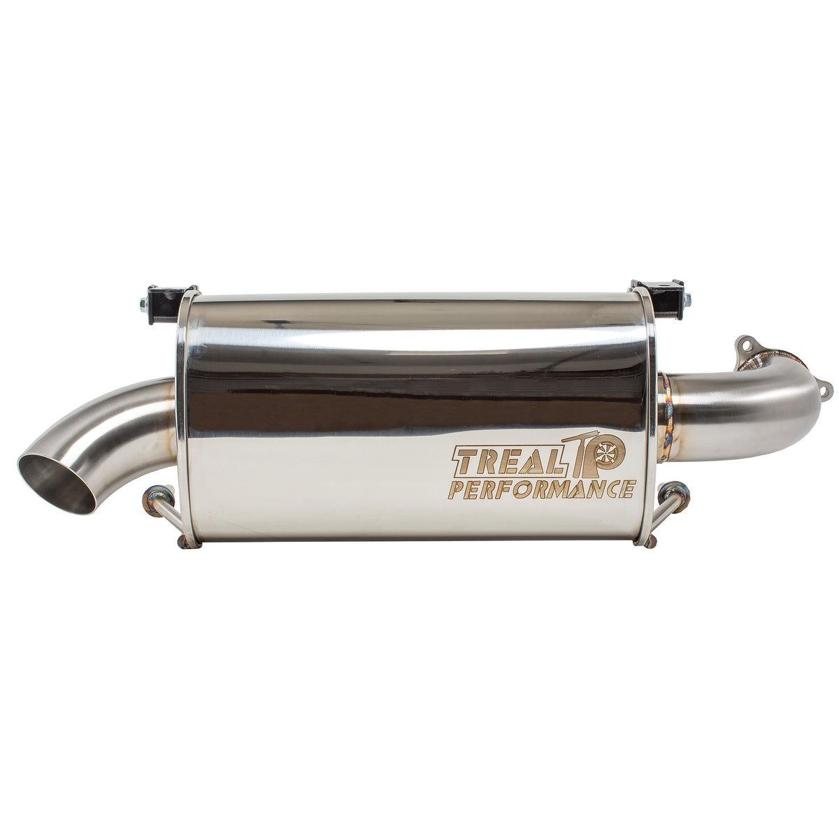 Treal Performance | 2020-2025 Polaris RZR ProXP &quot;Slip On&quot; Exhaust System-Exhaust-Treal Performance B2B-Single Tip-Black Market UTV