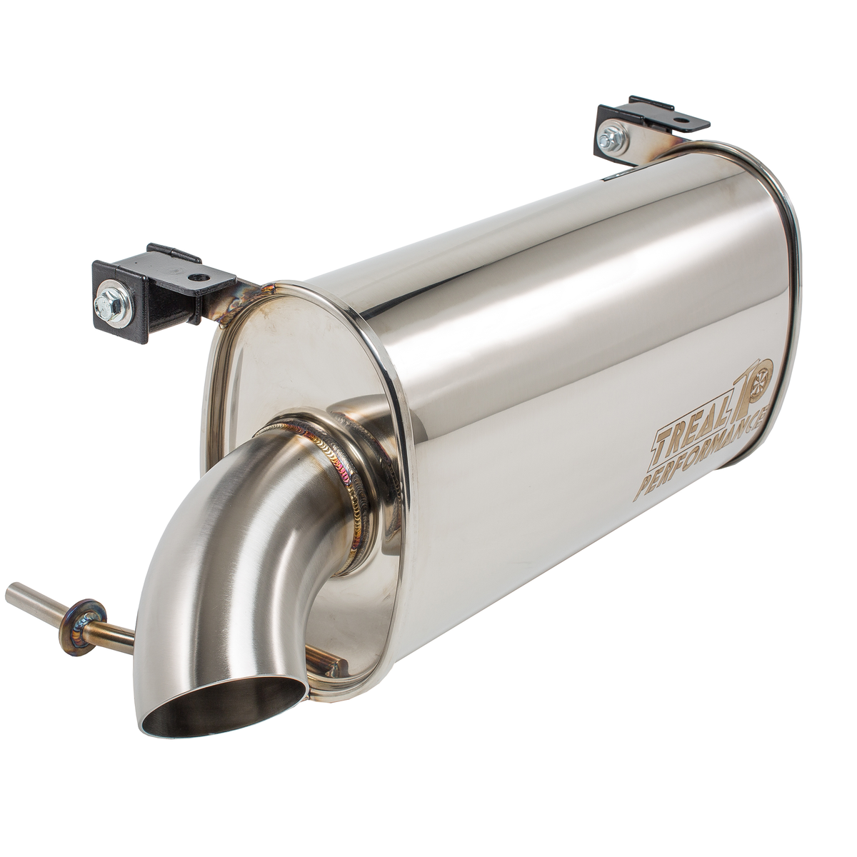 Treal Performance | 2020-2026 Polaris RZR Pro XP / Turbo R Turbo Back Exhaust System-Exhaust-Treal Performance B2B-Non-Resonated Front Section-Single Tip-Black Market UTV