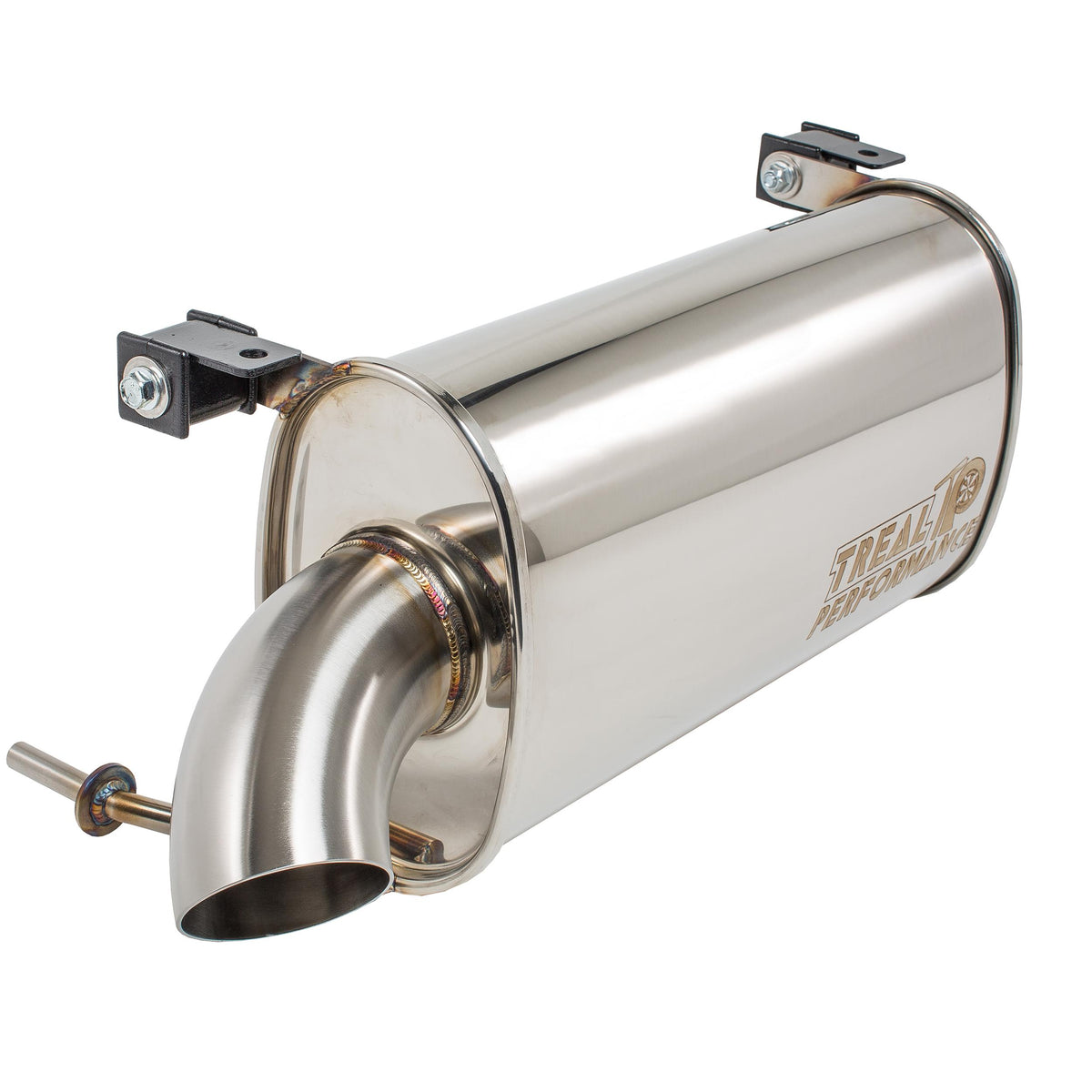 Treal Performance | 2020-2025 Polaris RZR ProXP Turbo Back Exhaust System-Exhaust-Treal Performance B2B-Non-Resonated Front Section-Single Tip-Black Market UTV