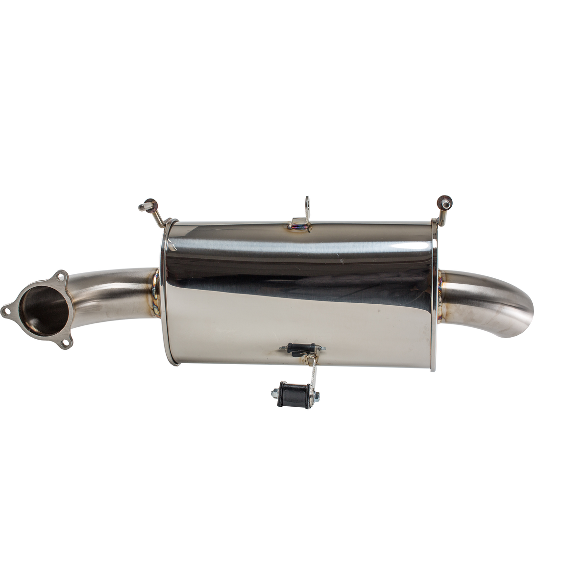 Treal Performance | 2016-2021 Polaris RZR XP Turbo / Turbo S "Slip On" Exhaust System-Exhaust-Treal Performance B2B-Single Tip-Black Market UTV