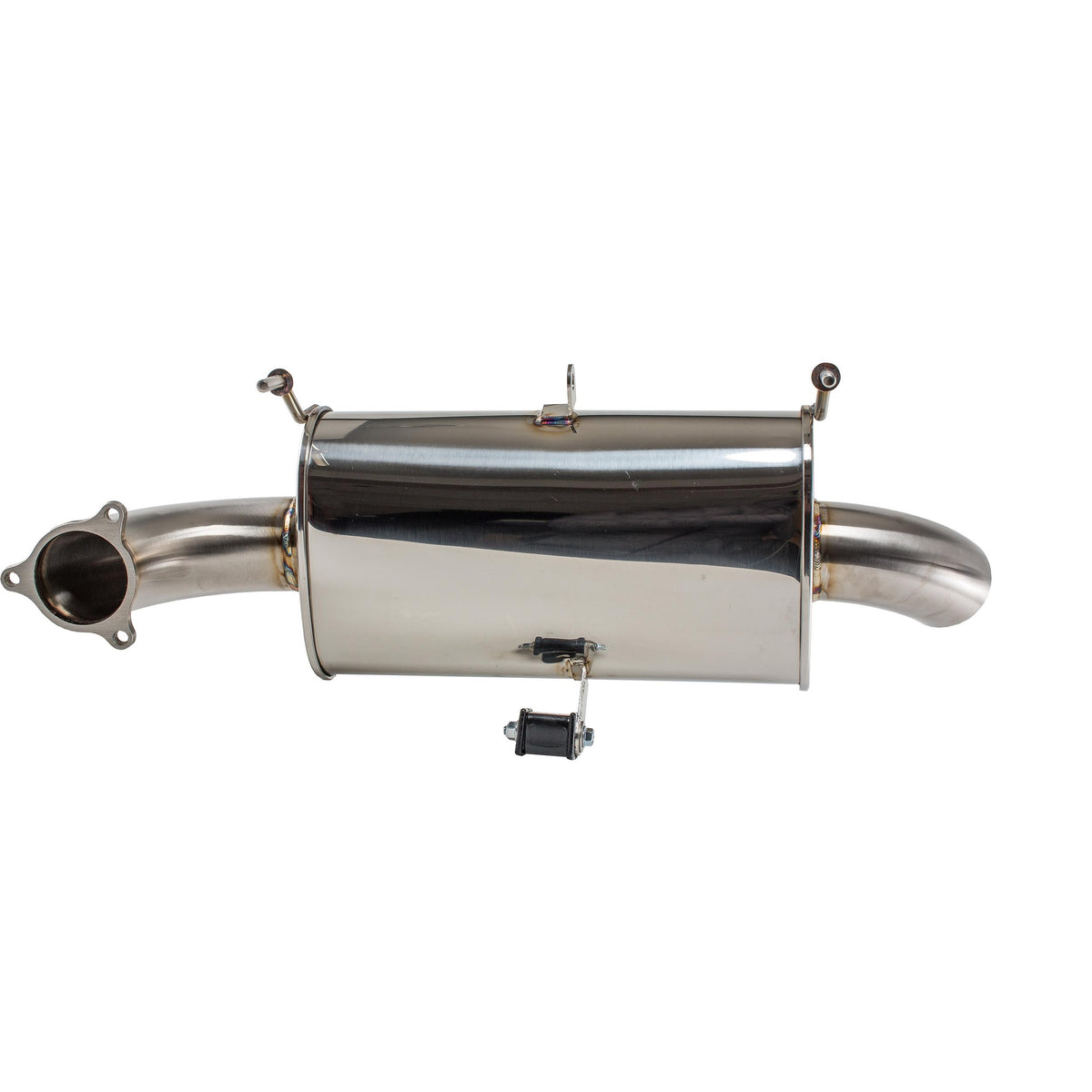 Treal Performance | 2016-2021 Polaris RZR XP Turbo / S Turbo Back Exhaust System-Exhaust-Treal Performance B2B-Non-Resonated-Single Tip-Black Market UTV