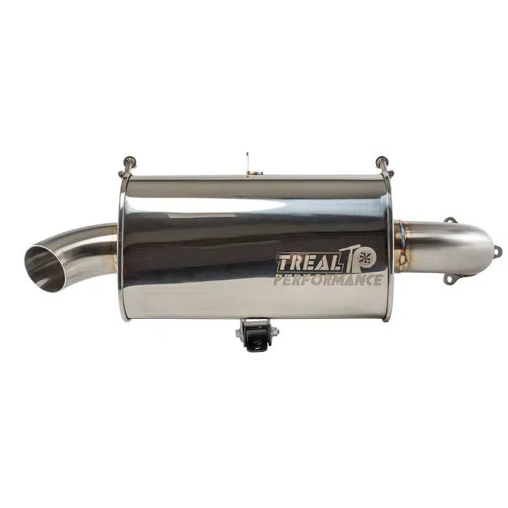 2016-2021 Polaris RZR XP Turbo / S Turbo Back Exhaust System-Exhaust-Treal Performance-Non-Resonated-Single Tip-Black Market UTV