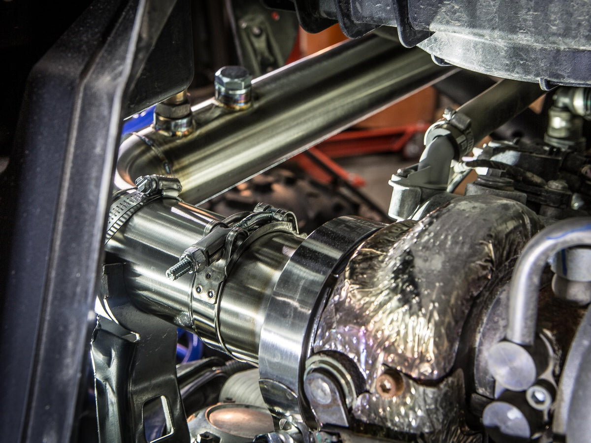 Treal Performance | 2017-2025 Can-Am Maverick X3 Mid Bypass Pipe-Exhaust-Treal Performance B2B-Non Resonated-Black Market UTV