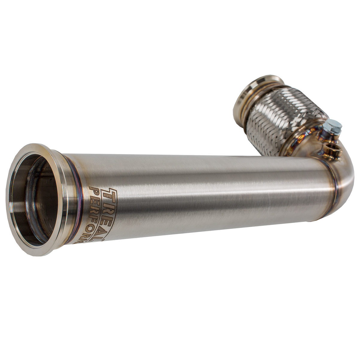 Treal Performance | 2017-2025 X3 Front Exhaust Section-Exhaust-Treal Performance B2B-Non-Resonated-Black Market UTV