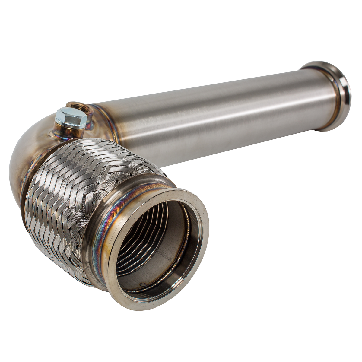 Treal Performance | 2017-2025 X3 Front Exhaust Section-Exhaust-Treal Performance B2B-Non-Resonated-Black Market UTV