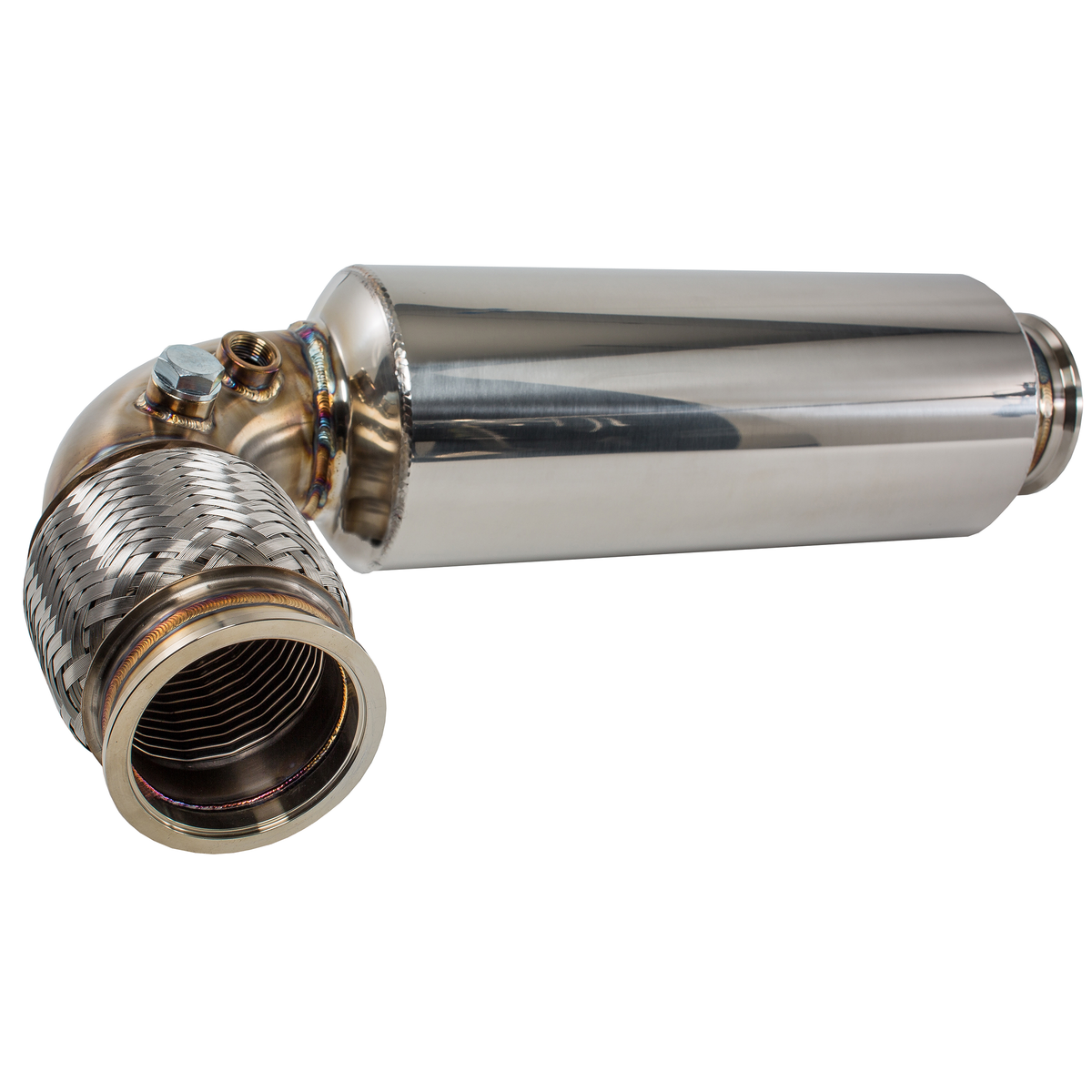 Treal Performance | 2017-2025 X3 Front Exhaust Section-Exhaust-Treal Performance B2B-Resonated-Black Market UTV