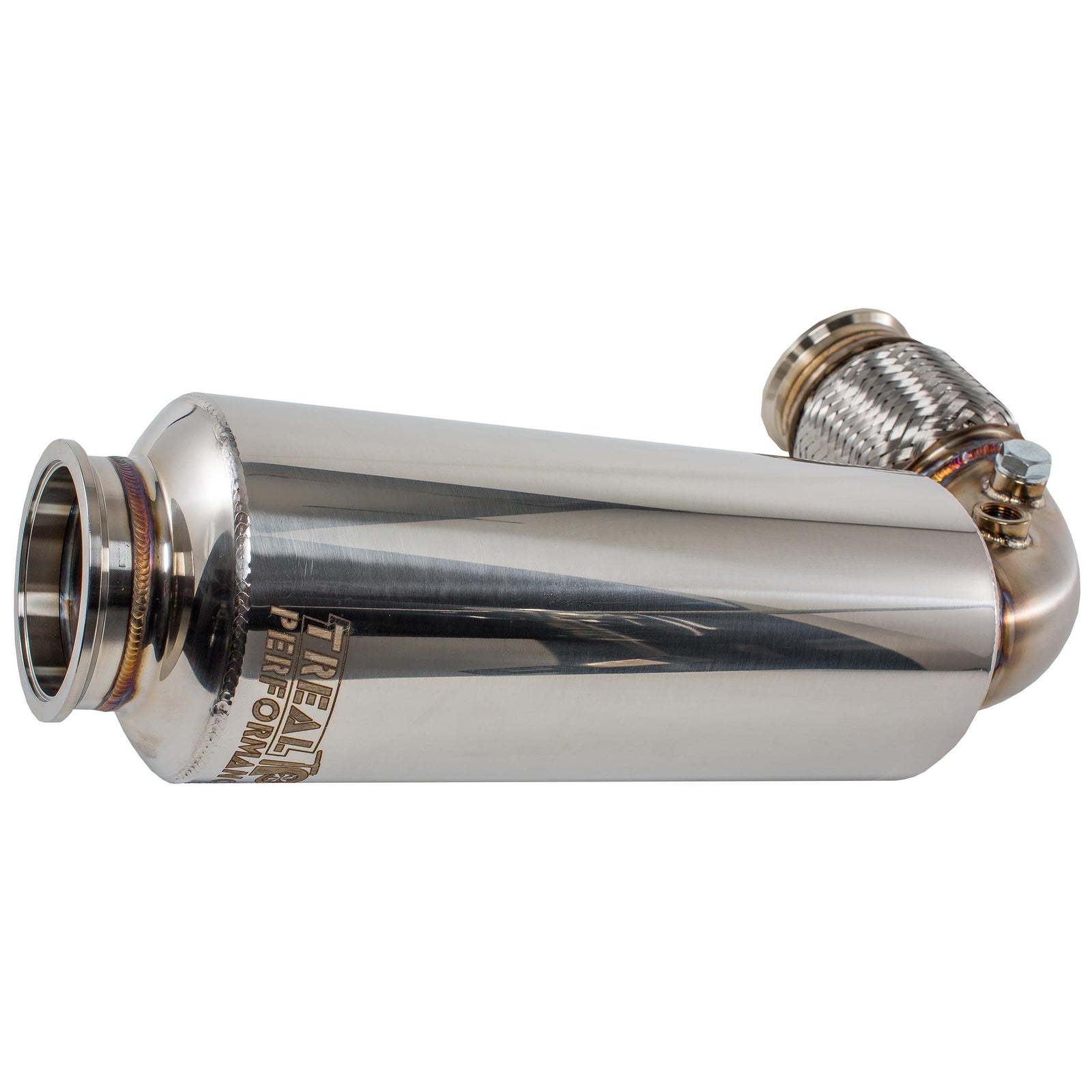 Treal Performance | 2017-2025 X3 Front Exhaust Section-Exhaust-Treal Performance B2B-Non-Resonated-Black Market UTV