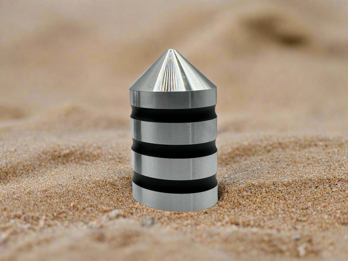 Billet Magnet Base Caps by Marshin Whips-whip accessories-Marshin Whips-Single-V3 Billet with Black-Black Market UTV