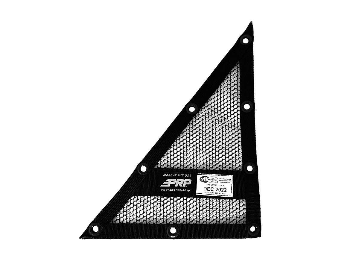 TRIANGLE WINDOW NET 12”X15” (SFI 27.1)-PRP Seats-Black Market UTV