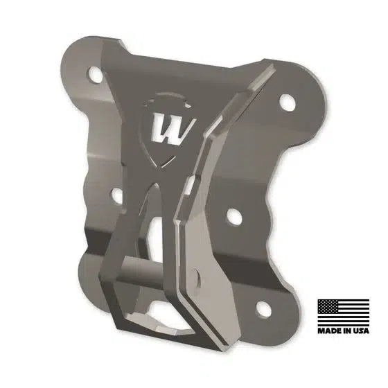 WSRD Radius Rod Pull Plate | Can-Am X3-Radius Rod Plate-WSRD-Raw Steel-Black Market UTV