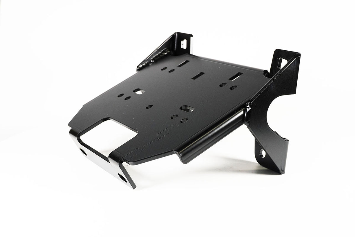 POLARIS RZR WINCH ADAPTER PLATE (2014-2021)-Winch-Sandcraft-Black Market UTV