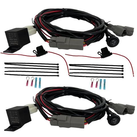 Wiring Harness and Heating Element-Heating Pads-Aces Racing-Bottom + Wiring Harness-Black Market UTV