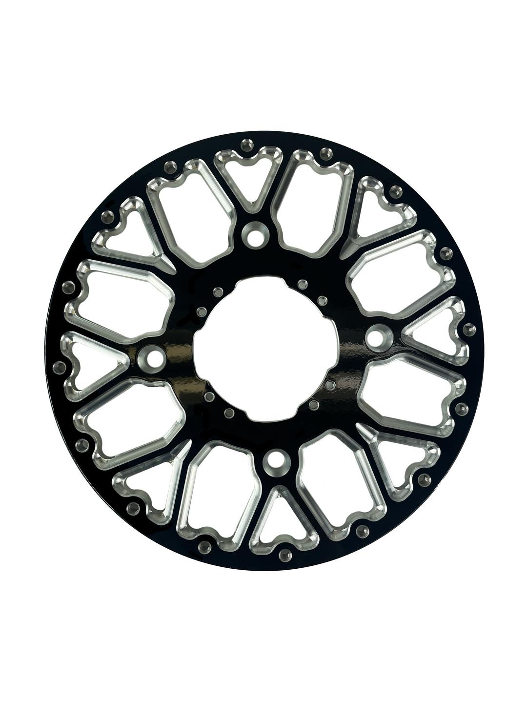 Gen 2 Replacement Wheel Centers | 5x4.5-Wheels-Packard Performance-Apollo (5x4.5)-Silver-Black Market UTV