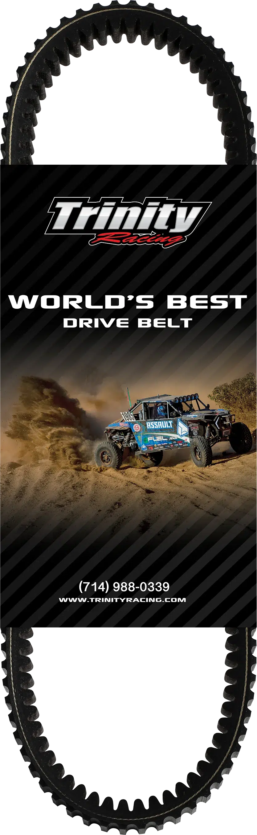 WORLDS BEST BELT - RZR TURBO / RS1 / 2024 XP 1000-Drive Belt-Trinity Racing-Black Market UTV