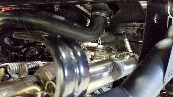 CAN AM X3 900HO EXHAUST RACE BYPASS PIPE &amp; MUFFLER BYPASS STRAIGHT PIPE- EVP-Exhaust-EVP-2017-2021-Race Bypass Only-Black Market UTV