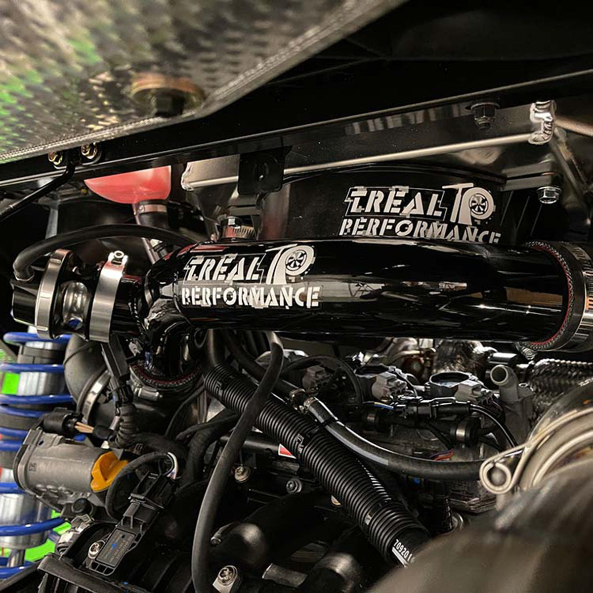 Treal Performance | 2017-2019 Can-Am X3 2.5 Inch Intercooler Pipe Kit-Charge piping &amp; Blow off Valve-Treal Performance B2B-25mm BOV Port Flange W/ No BOV-Single Cold Side Pipe-Black Market UTV