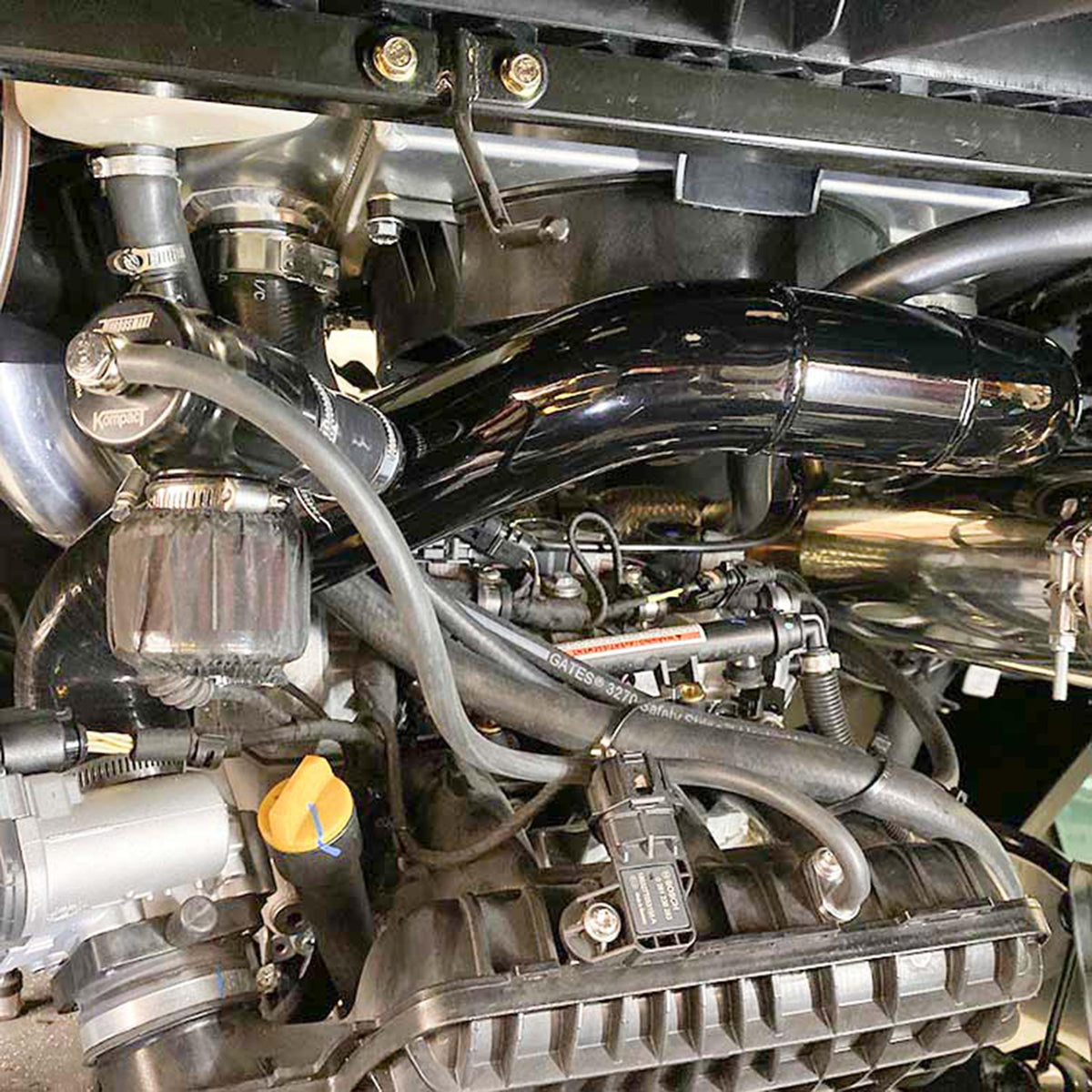 Treal Performance | 2017-2019 Can-Am X3 2.5 Inch Intercooler Pipe Kit-Charge piping &amp; Blow off Valve-Treal Performance B2B-25mm BOV Port Flange W/ No BOV-Single Cold Side Pipe-Black Market UTV
