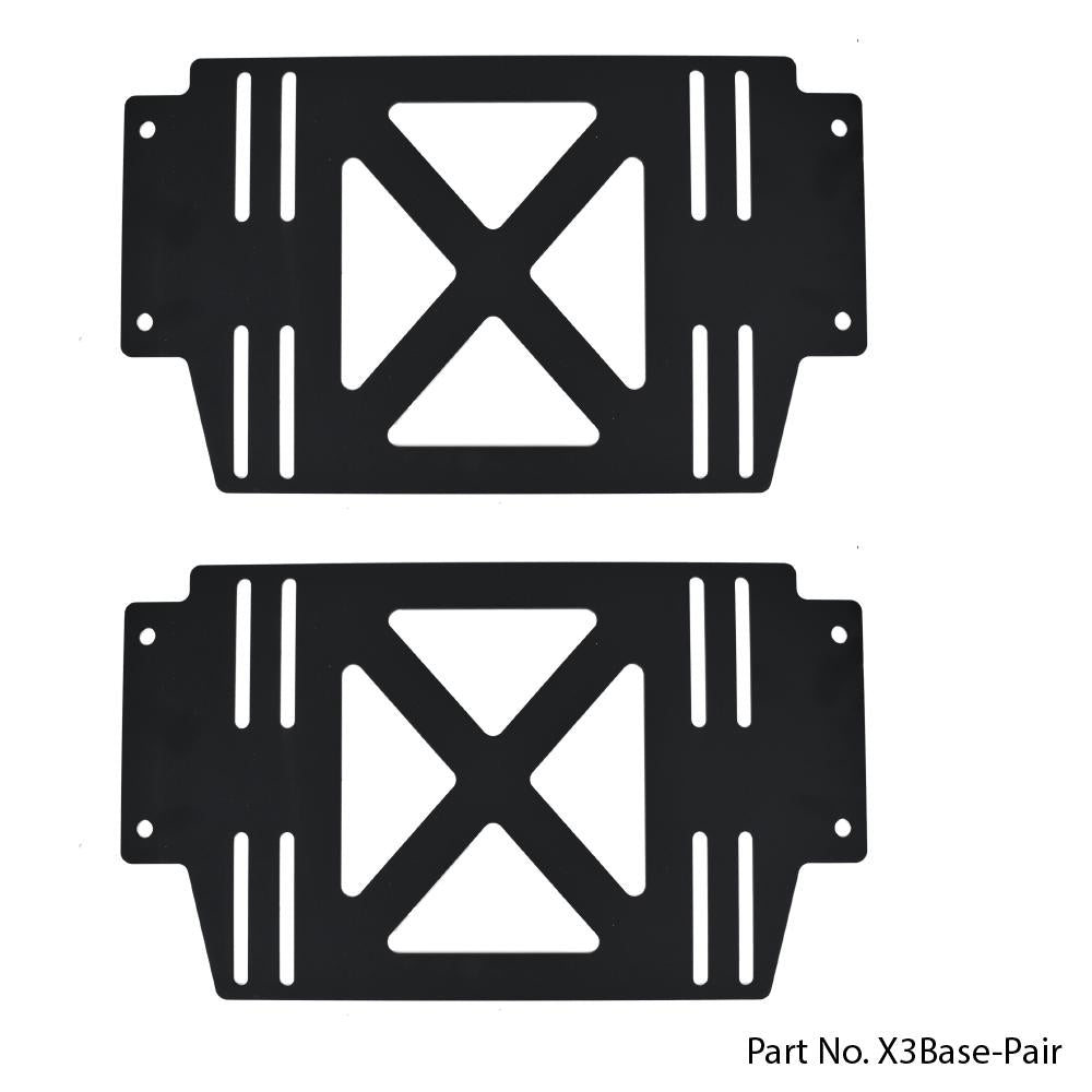 X3 Seat Base Adapters-Accessories-Aces Racing-Black Market UTV