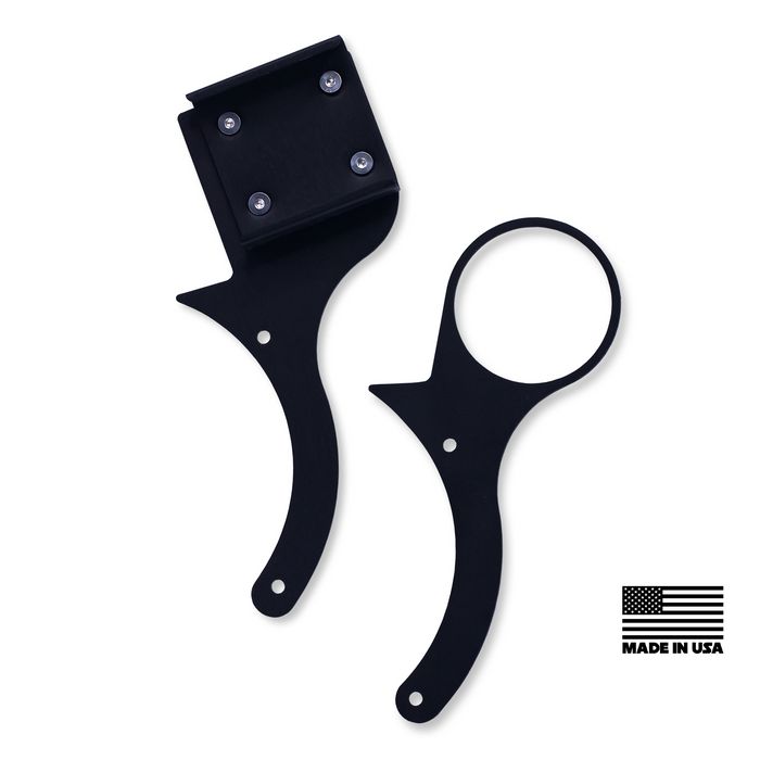 WSRD POWER VISION & GAUGE MOUNTING ARMS | CAN-AM X3-Gauge Mount-WSRD-2017-2019 | All Models-DF Power Vision Mounting Arm-Black Market UTV